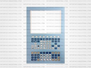 Painel de Membrana para Injetora Romi Control Master 9 - IP0222