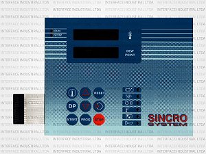 Teclado de Membrana para IHM Moretto Sincro System - IP0626