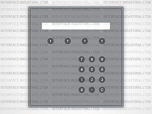 Teclado de Membrana para Equipamento Agramkow SARAtronic