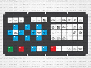 Painel de Membrana para Fanuc A02B-0099-C161/E