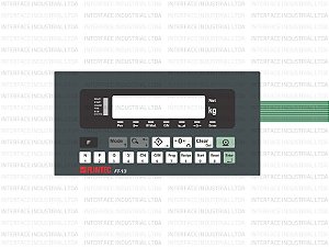 Teclado de Membrana para Indicador Flintec FT-13