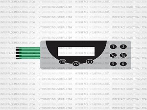Teclado de Membrana para Equipamento Lancer Undercounter Laboratory Washer