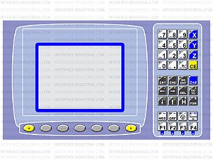Painel de Membrana para IHM MCS 570 - Tornos Logic Nardini