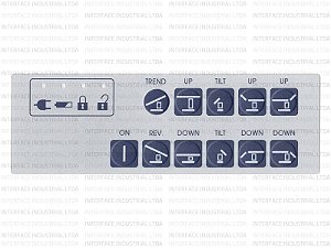 Painel de Membrana para Mesa Cirúrgica Maquet - IP1302
