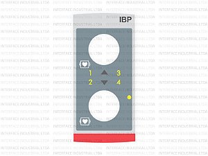 Etiqueta para Módulo de Pressão Invasiva Dixtal