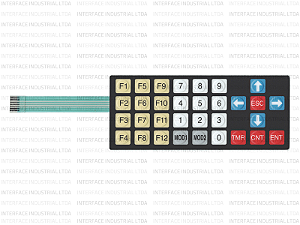 Teclado De Membrana para IHM WEG OP05 OP06 OP08