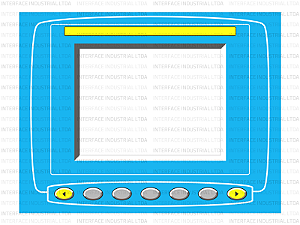 Painel Membrana Monitor Guilhotina Guarani CN/V