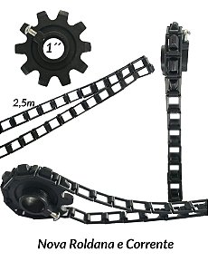 Kit Roldana e Corrente de Nylon