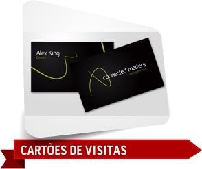 1000 - Cartões de Visita Frente e verso colorido - 4x4 cores