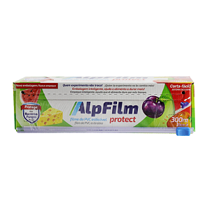 AlpFilm Protect Trilho - Plástico Filme Esticável Trilho - 300m x 28cm