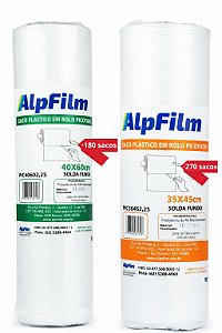 Combo Picotado em dobro M & G - (1 unidade de Saco Picotado 35X45cm + 1 unidade de Saco Picotado 40X60cm) - C28