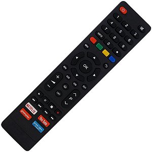 Controle Remoto TV LED Philco PTV43E10N5SF com Netflix / Youtube / Globo Play / Prime Vídeo