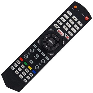 Controle Remoto TV LED Semp Toshiba CT-8063 / 40L2500 / 43L2500 com Netflix e Youtube
