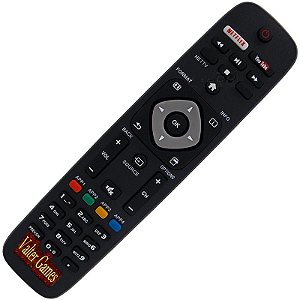Controle Remoto TV LED Philips 32PFL4901 com Youtube / Netflix