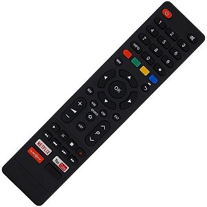 Controle Remoto TV LED Philco com Netflix / Youtube / Globo Play (Smart TV)