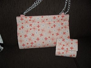 Kits bolsas porta moedas e cadernos