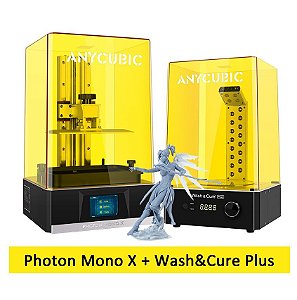Combo Impressora 3D Anycubic Photon Mono X 4k + Wash Cure PLUS