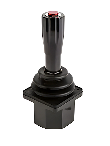 Joystick Industrial 2 Eixos Sensor Hall 1 Botao RS485 IP65 Retorno Automático NLG-KT42