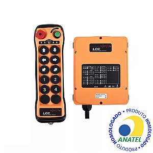 Kit Controle Remoto Industrial 10 Botões 2 Estagios Sem fio Q1010