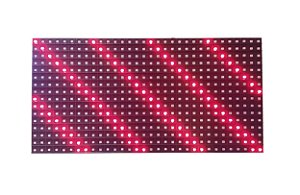 Modulo Painel LED P10 Vermelho 32x16cm HUB12 P10 (1R) Externo SMD K2994