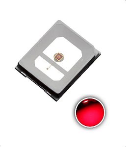 LED 2835 Vermelho 0.5W 2V 620-630nm SMD K2489