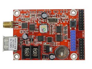 Placa Controladora TF-S6UW 2xHUB12 + 1xHUB08 + Antena Para Painel De LED K2551