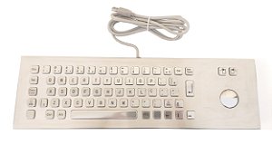 Teclado Industrial Inox Trackboll ABNT2USB IP65 NLB-79-CN