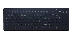 Teclado Industrial Silicone wireless ABNT2 IP65 NLC-219-ONXM