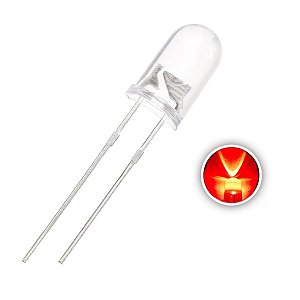 LED 5mm Vermelho Pisca Rapido Automatico K1466