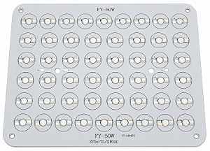 Placa MCPCB Retangular Para 50 LEDs De 1W Ou 3W K1394
