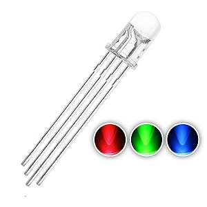 LED 5mm RGB Anodo Comum Alto Brilho K1343