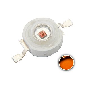 LED 3W Amarelo Ambar 590-595nm K1312