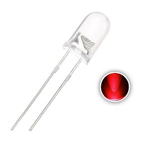 LED 5mm Vermelho Alto Brilho 10000-12000mcd K1831