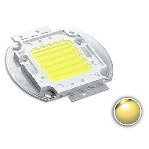 Power LED 50W Branco Quente 3000-3200K 45mils Base Metálica K1754