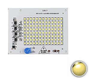 Modulo LED 50W Branco Quente 3000K Driver Integrado 220V K2155