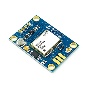 Módulo receptor GPS / GNSS / BD / GALILEO saída serial, conector pigtail, modelo NEO-M8L