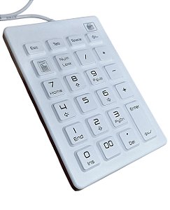 Teclado Industrial Numérico 23 Teclas IP68 USB ABNT NLC-46-P
