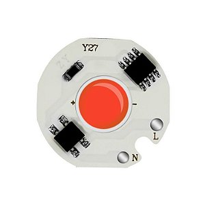 Modulo LED COB 12W Vermelho 27mm 220V 230V K2840