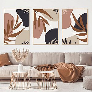 Pintura em Tela Quadro Decorativo Boho Botanic