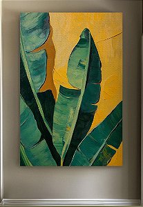 Quadro Decorativo Bananeira Botanic