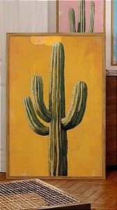 Quadro Decorativo Cacto Botanic