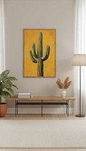 Quadro Decorativo Cacto Botanic