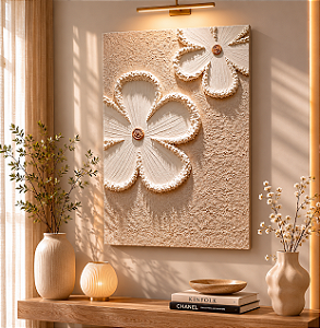 Quadro feito a mão pintura com textura