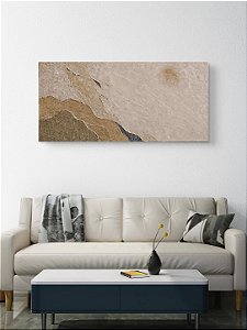 Estratos do Silêncio — Obra Texturizada Minimalista