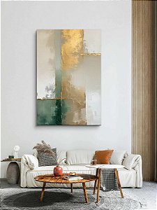 Pintura em tela quadro Abstrato Moderno feito à mão texturizado
