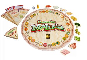 Jogo Tabuleiro Pizzaria Maluca - Tatu Bolinha Brinquedos