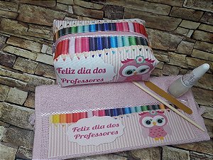 Kit Necessaire Personalizada Dia dos Professores