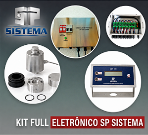 KIT FULL Eletrônico para balança rodoviária de 8 células de carga