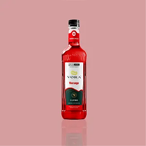 Xarope VORA Concentrado Morango  Garrafa de 1000ml
