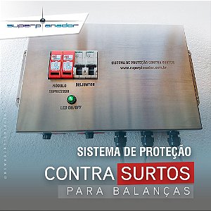 Sistema de Proteção contra Surtos SP.S.P ( Raios) para Balanças rodoviárias 100% Nacional